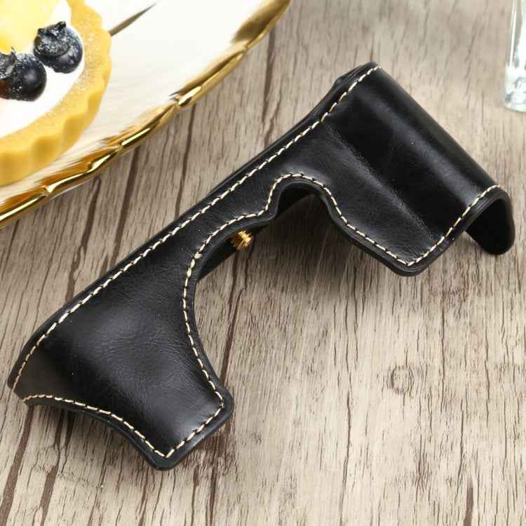 1/4 inch Thread PU Leather Camera Half Case Base for FUJIFILM XT200