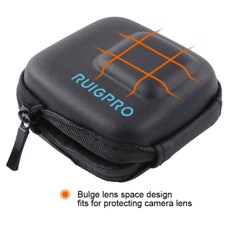 RUIGPRO Super Mini EVA Storage Protective Case Box for GoPro Hero11 Black / HERO10 Black / HERO9 Black / HERO8 Black /7 /6 /5