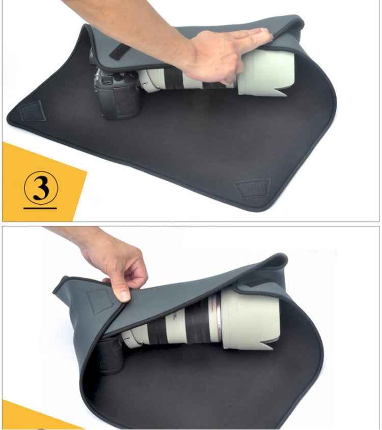 Shockproof Neoprene Bag Magic Wrap Blanket for Canon / Nikon / Sony Camera Lens, Size: 25 x 25cm