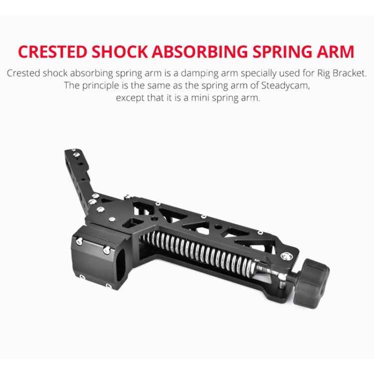 YELANGU BF01 Shock-absorbing Crested Damping Arm, Load: 3-15kg