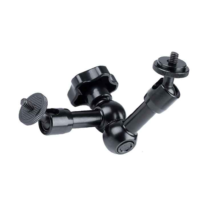 7 inch Adjustable Friction Articulating Magic Arm + Large Claws Clips with Phone Clamp