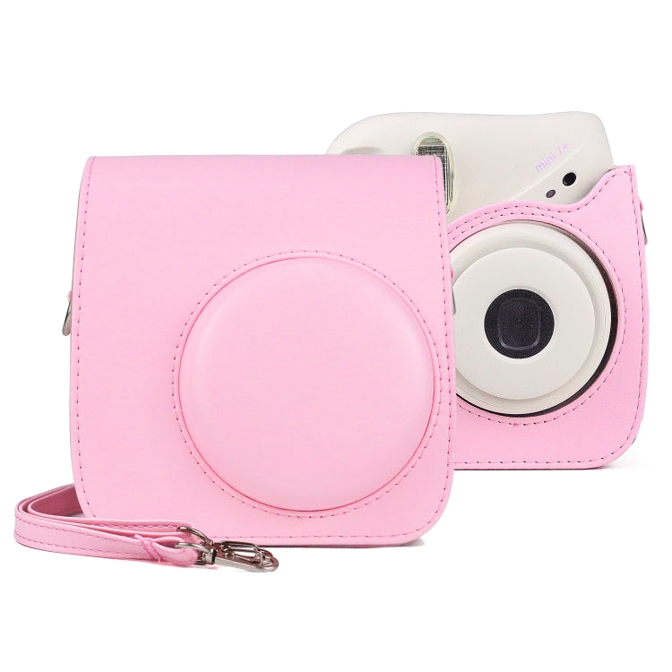Retro Full Body PU Leather Case Camera Bag with Strap for FUJIFILM instax mini 7+, For FUJIFILM instax mini 7+