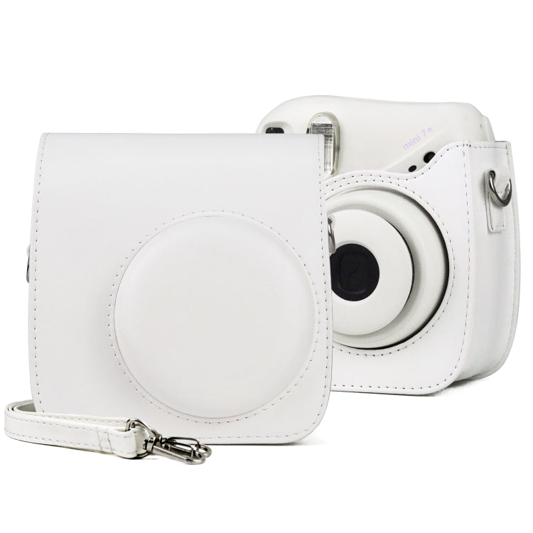 Retro Full Body PU Leather Case Camera Bag with Strap for FUJIFILM instax mini 7+, For FUJIFILM instax mini 7+