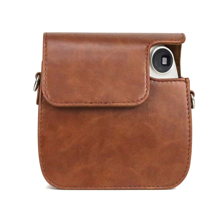 Retro Full Body PU Leather Case Camera Bag with Strap for FUJIFILM instax mini 7+, For FUJIFILM instax mini 7+