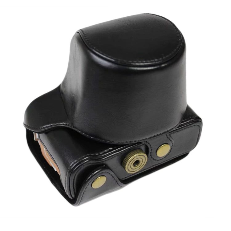 PU Leather Camera Full Body Case Bag with Strap for FUJIFILM X-A7 / X-A20 (15-55mm Lens), For FUJI X-A7