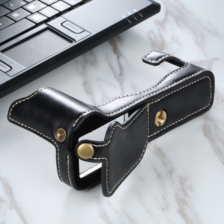 1/4 inch Thread PU Leather Camera Half Case Base for FUJIFILM X-T3/X-T2, For FUJIFILM X-T3