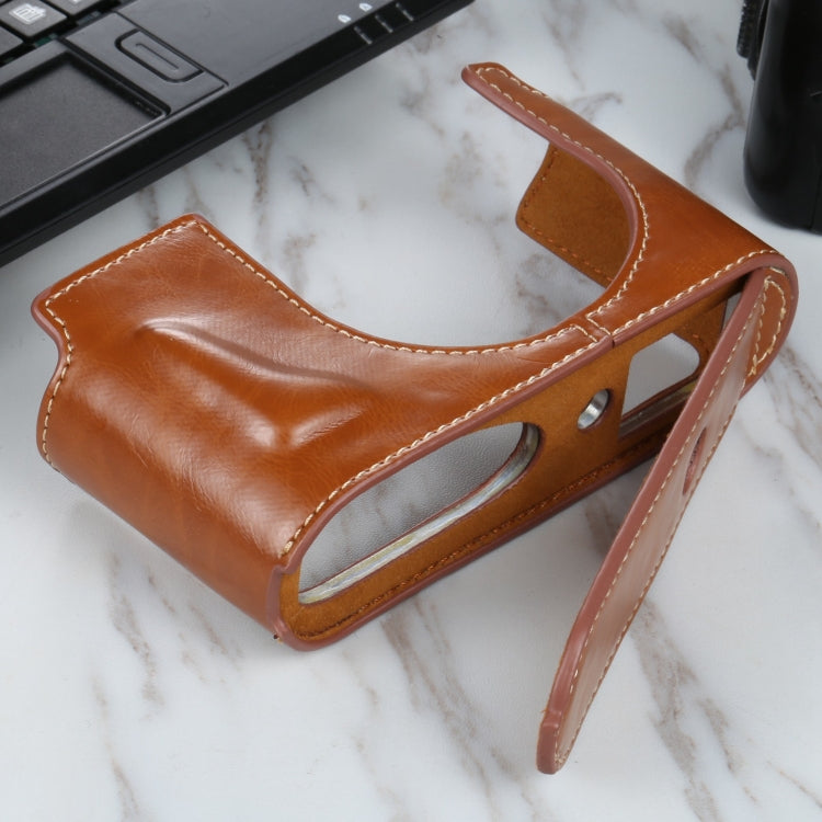 1/4 inch Thread PU Leather Camera Half Case Base for Leica Q2, For Leica Q2