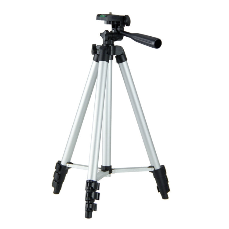 130cm 4-Section Folding Aluminum Alloy Tripod Mount with Three-Dimensional Head, L-3130 Black, L-3130 Champagne Gold, L-3130 Silver