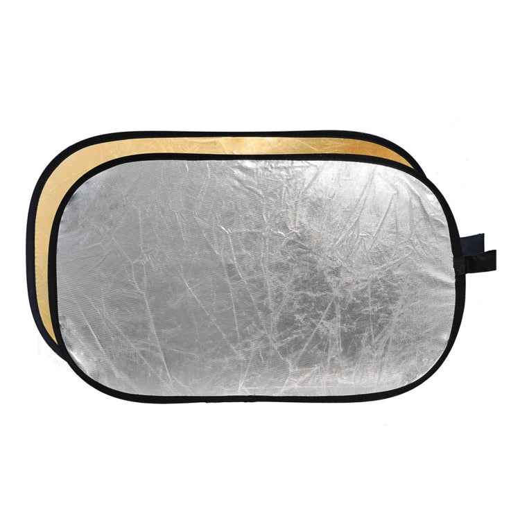 Godox FT01 2 in 1 Gold / Silver Oval Folding Reflector Board, Size: 150 x 200cm