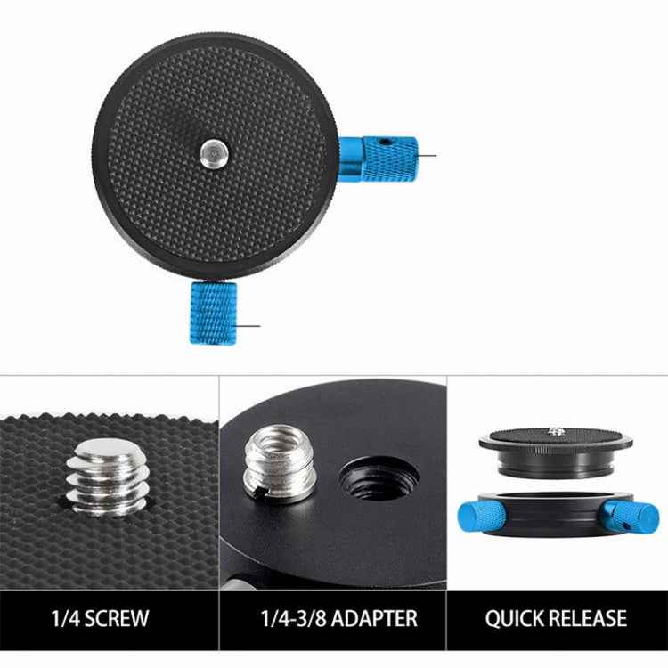 BEXIN QR-02 360 Degree Rotation Quick Release Head Camera Tripod Base Plate
