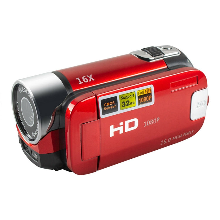Cámara DV de viaje HD con zoom digital de 16 aumentos y 16 millones de píxeles, enchufe de la UE.