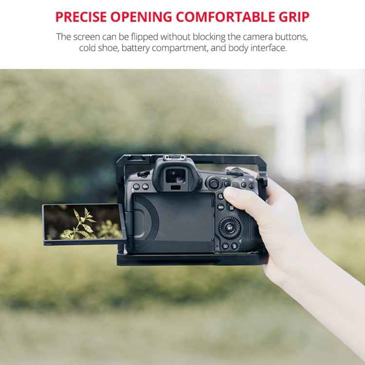 YELANGU C22-A YLG0334B-A Video Camera Cage Stabilizer for Canon EOS R5/R6/R