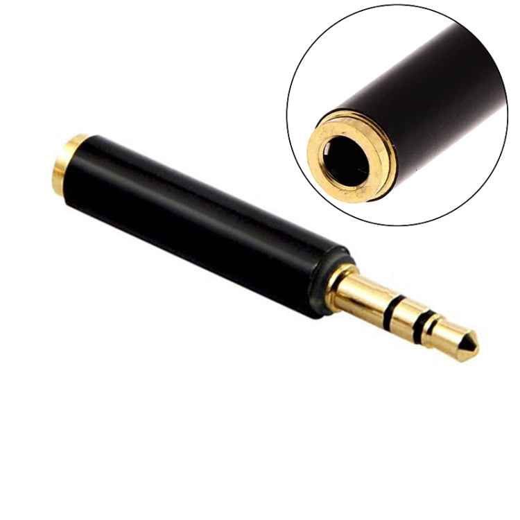 5 PCS 3.5mm Audio 4 Pole Female to 3 Pole Male Microphone Adapter