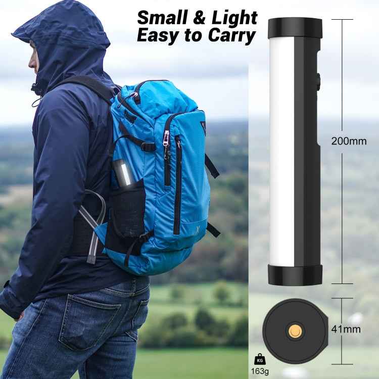 LUXCeO P100 RGB Photo Video Light Stick Handheld Fill Light with Remote Control & Grid Softbox