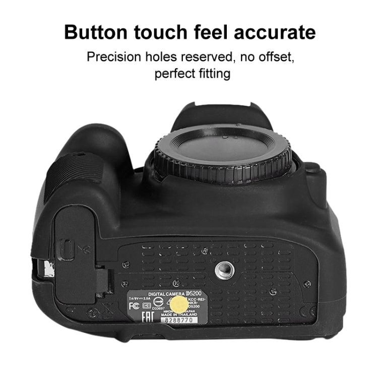Soft Silicone Protective Case for Nikon D5200
