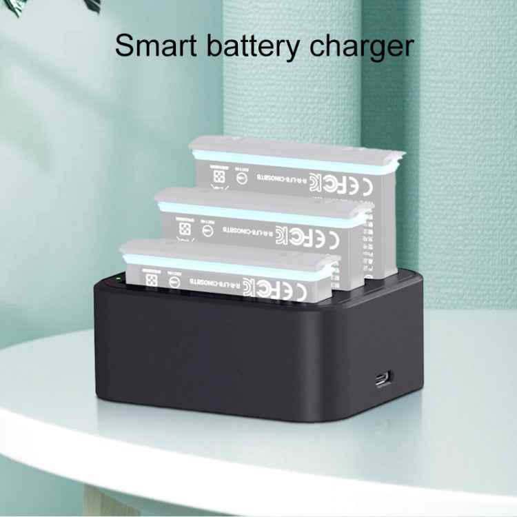 For Insta360 X3 / One X2 Tri-Slot Batteries Fast Charger
