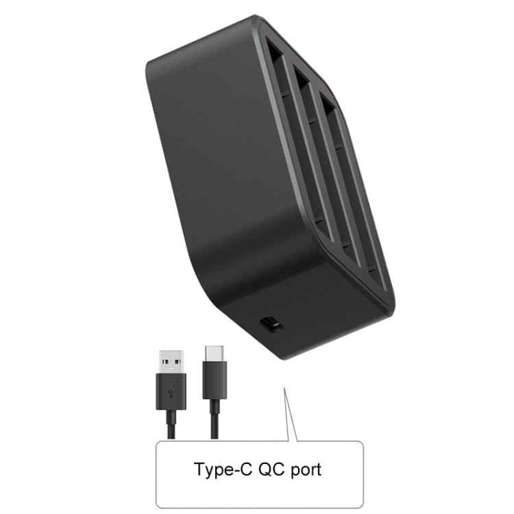 For Insta360 X3 / One X2 Tri-Slot Batteries Fast Charger