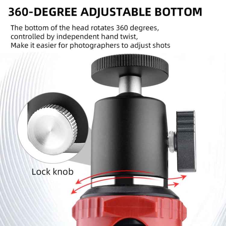 YELANGU LW-A01 Panoramic Metal Tripod Ball Head Adapter