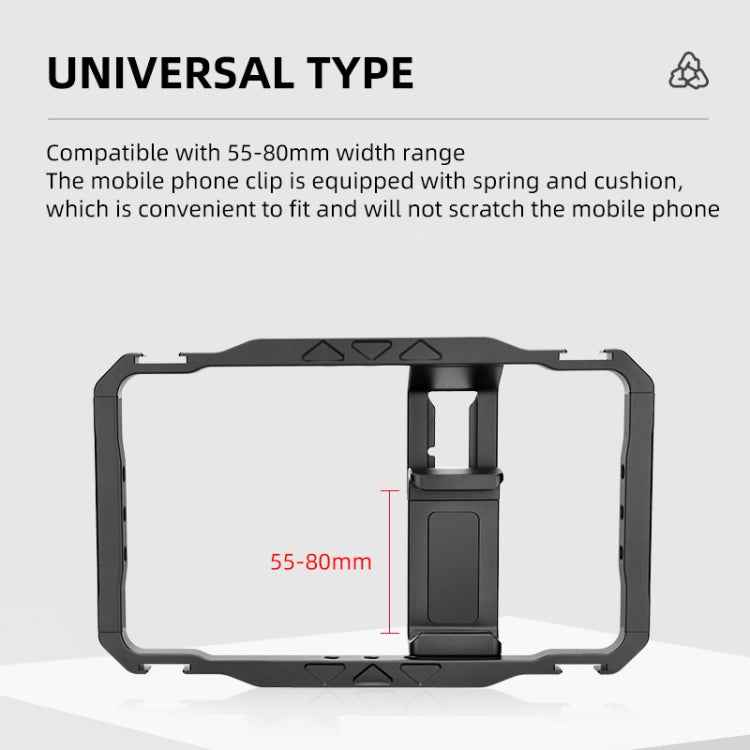 YELANGU LW-B01-1 Vlogging Live Broadcast Smartphone Video Rig Metal Cage