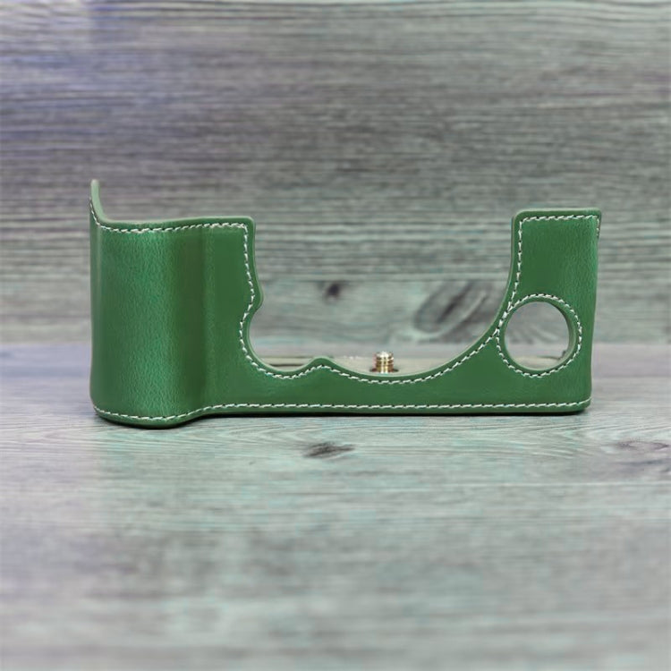 For FUJIFILM X-T5 1/4 inch Thread PU Leather Camera Half Case Base