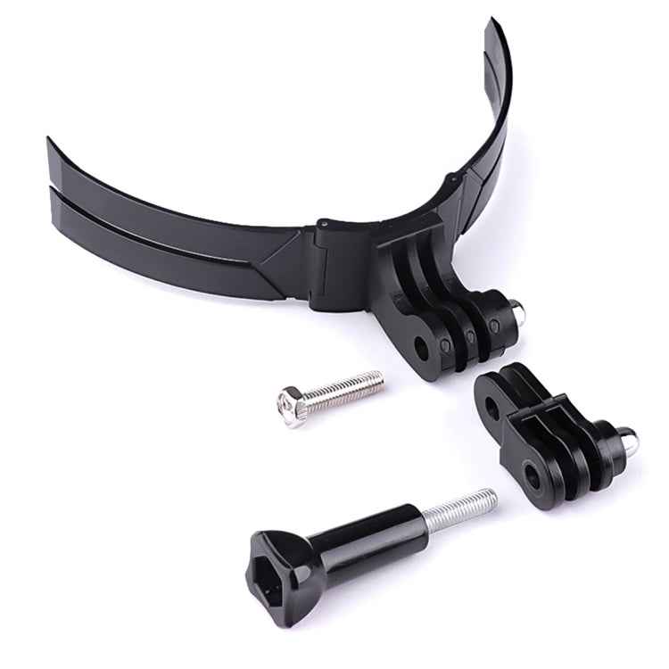 Foldable Bending Action Camera Phone Helmet Mount Kit with J-Hook Buckle & Rotation Phone Clamp & Adapter