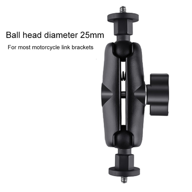 25mm 1/4 inch Screw ABS Ball Head Adapter Mount