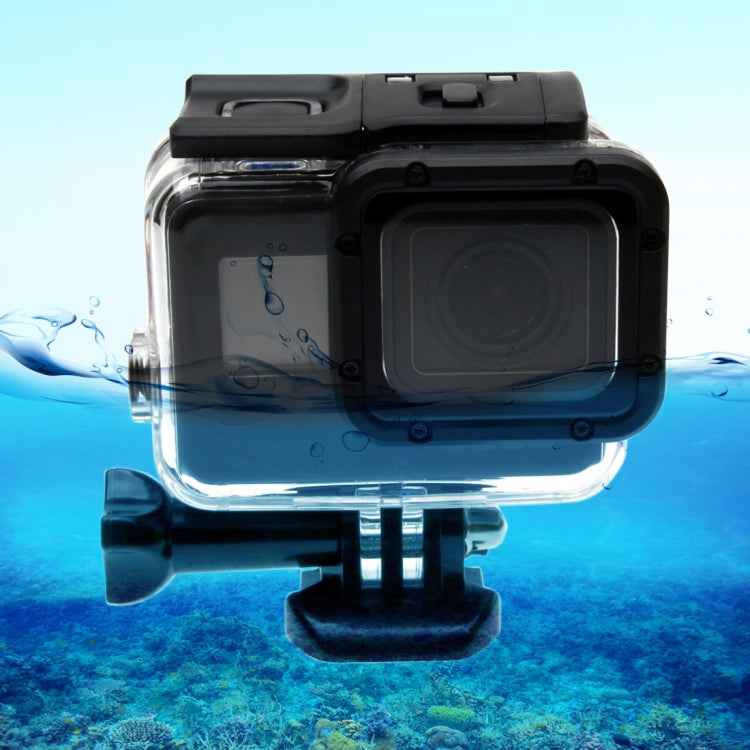 For GoPro HERO6 /5 30m Waterproof Housing Protective Case + Hollow Back Cover with Buckle Basic Mount & Screw, No Need to Disassemble Lens(GP413)