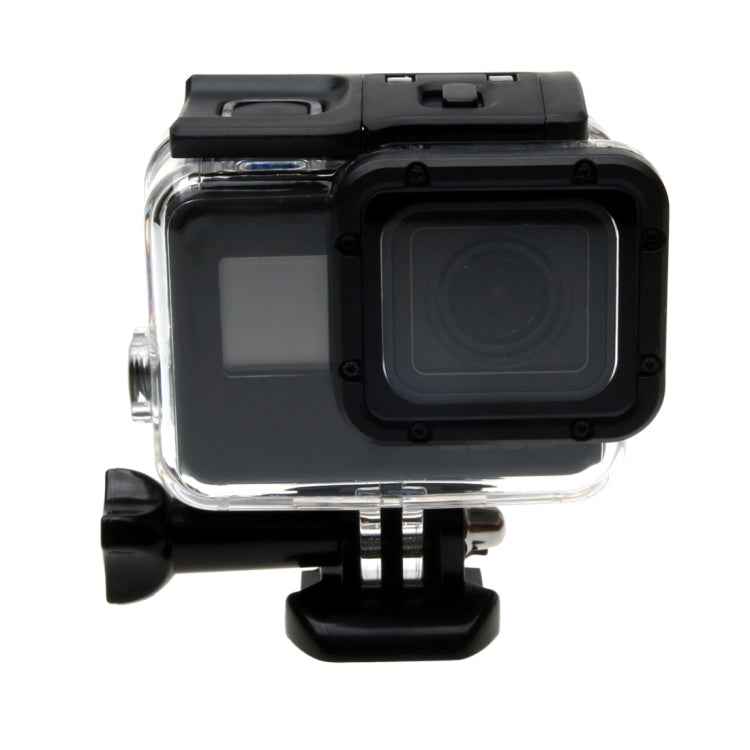 For GoPro HERO6 /5 30m Waterproof Housing Protective Case + Hollow Back Cover with Buckle Basic Mount & Screw, No Need to Disassemble Lens(GP413)