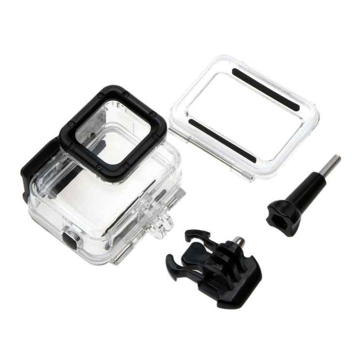 For GoPro HERO6 /5 30m Waterproof Housing Protective Case + Hollow Back Cover with Buckle Basic Mount & Screw, No Need to Disassemble Lens(GP413)