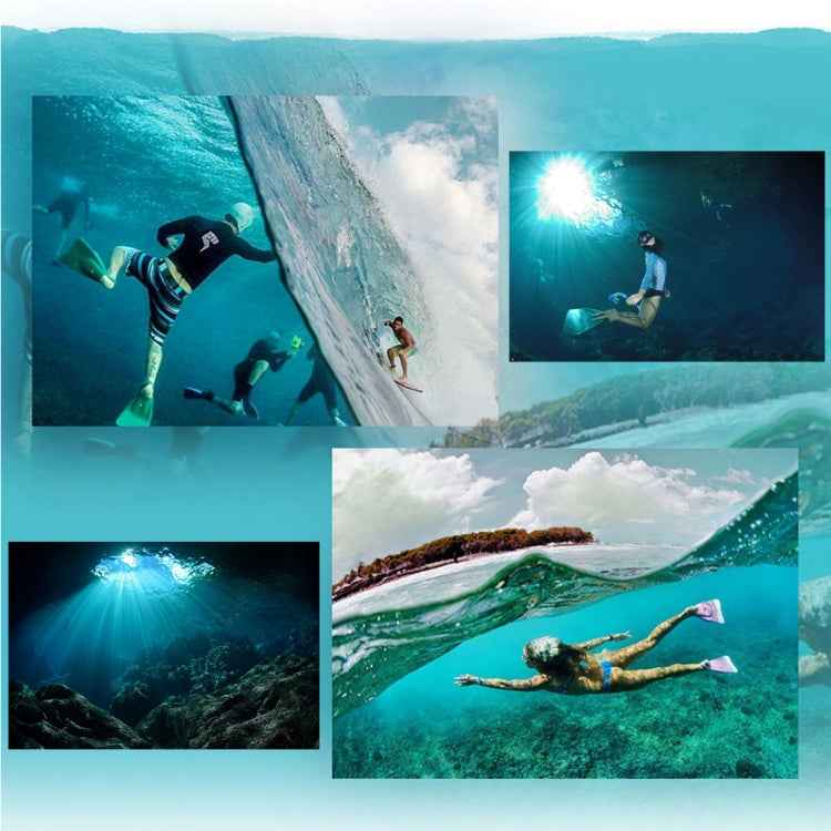 For GoPro HERO6 /5 30m Waterproof Housing Protective Case + Hollow Back Cover with Buckle Basic Mount & Screw, No Need to Disassemble Lens(GP413)