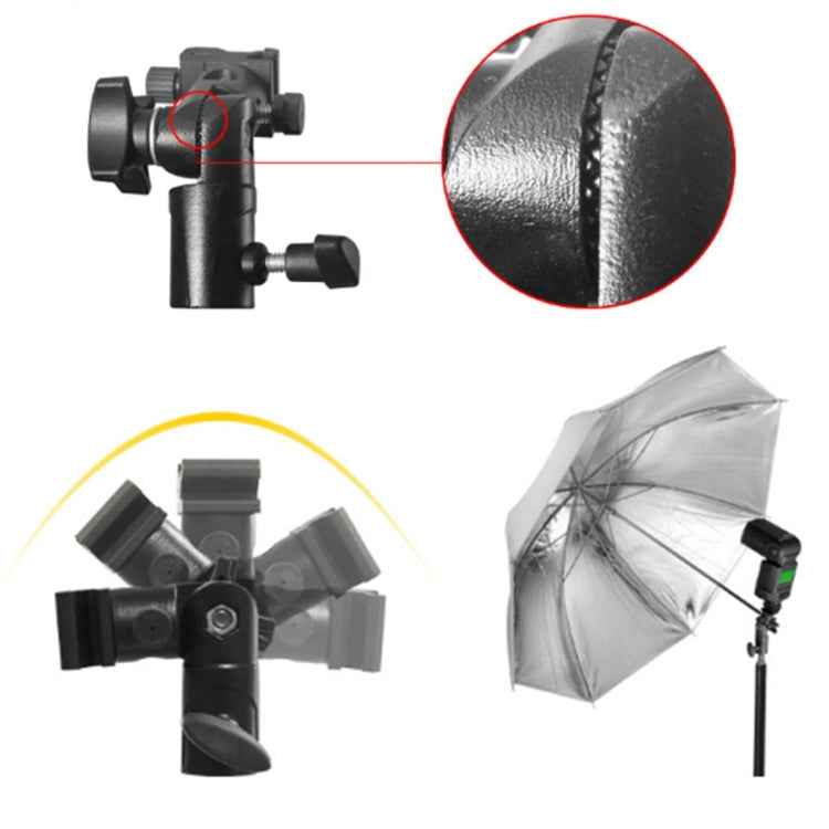 E Type Multifunctional Flash Light Stand Umbrella Bracket, Max Load: 3kg