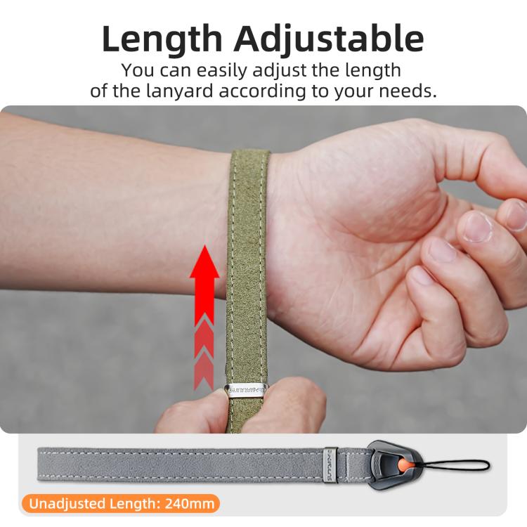 Sunnylife Universal Quick-Release Wrist Strap Adjustable Wrist Lanyard Soft Safe Rope for Action Camera