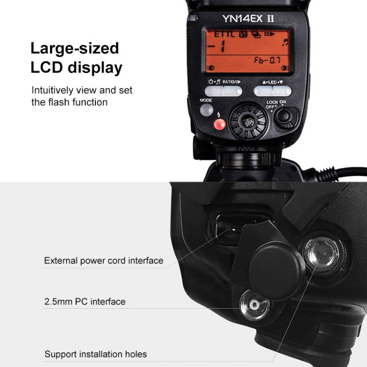 YONGNUO YN14EX II TTL HSS Macro Ringlight Flash for Dental Photography & Macro Shooting For Canon
