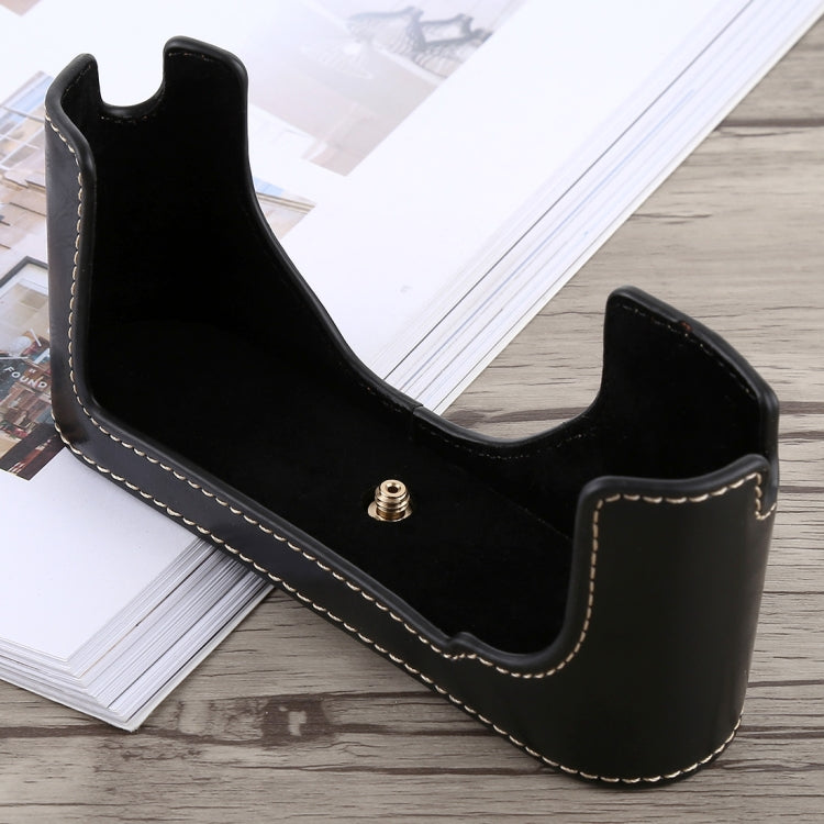 1/4 inch Thread PU Leather Camera Half Case Base for Leica M9, For Leica M9