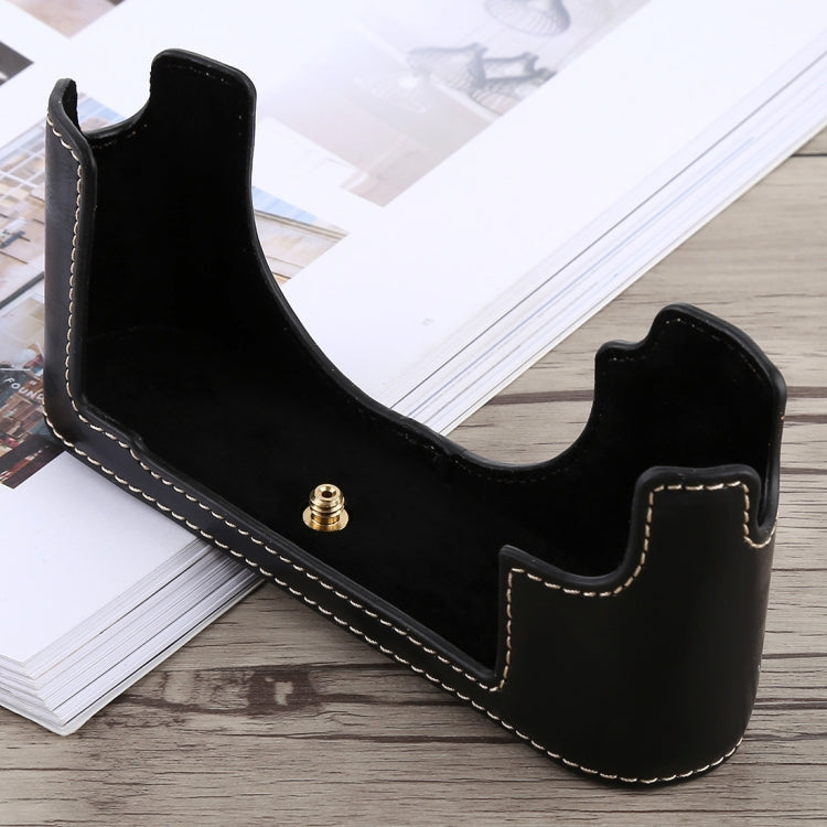 1/4 inch Thread PU Leather Camera Half Case Base for Leica M10, For Leica M10