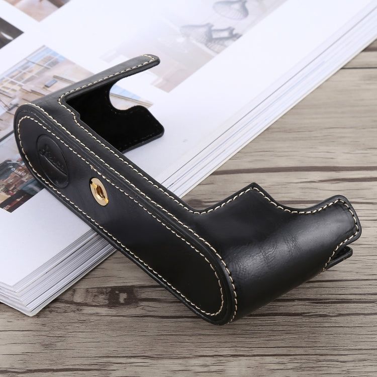 1/4 inch Thread PU Leather Camera Half Case Base for Leica M10, For Leica M10