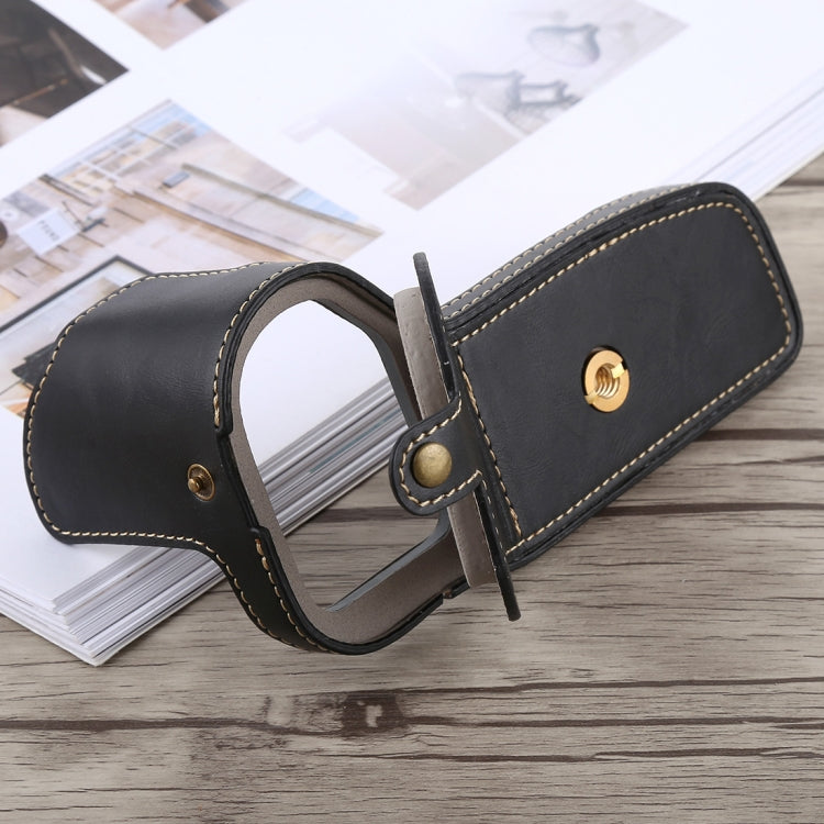 1/4 inch Thread PU Leather Camera Half Case Base for Canon EOS 6D / 6D Mark II, For Canon 6D2