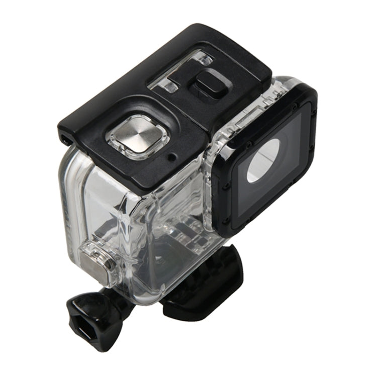 For GoPro HERO6 /5 Waterproof Housing Protective Case + Hollow Back Cover with Buckle Basic Mount & Screw