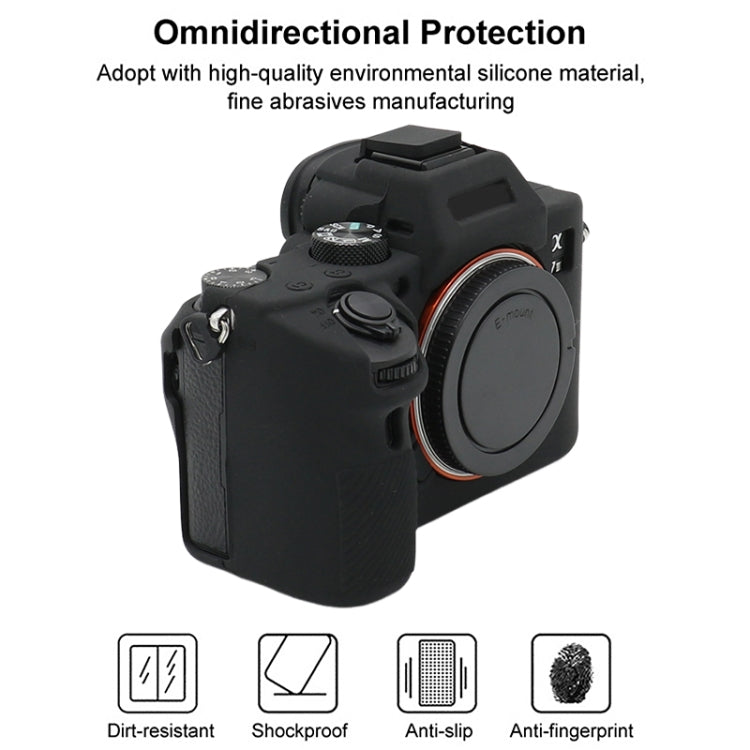 For Sony A7 III / ILCE-7M3 / A7R III Soft Silicone Protective Case