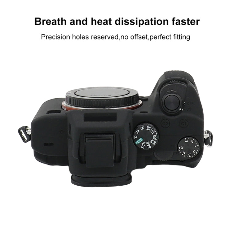 For Sony A7 III / ILCE-7M3 / A7R III Soft Silicone Protective Case