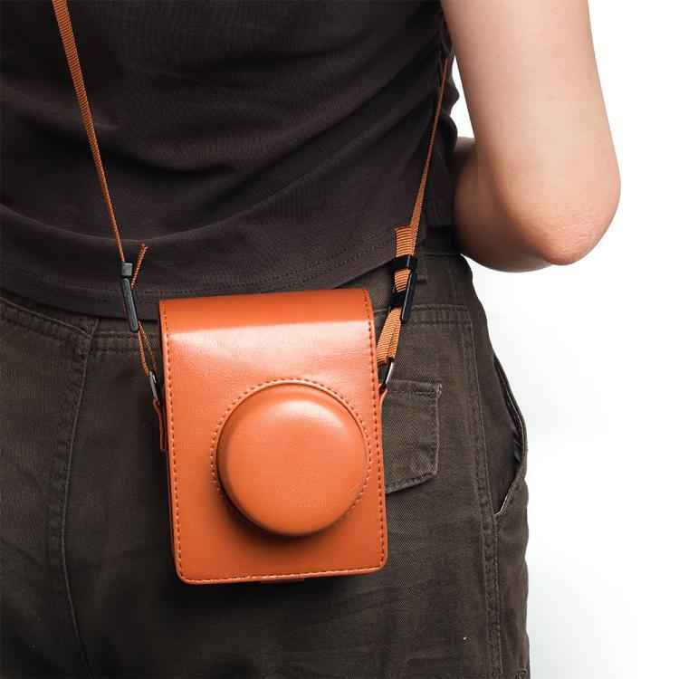 Vintage PU Leather Camera Case Bag For LOMO Automat Instax Camera