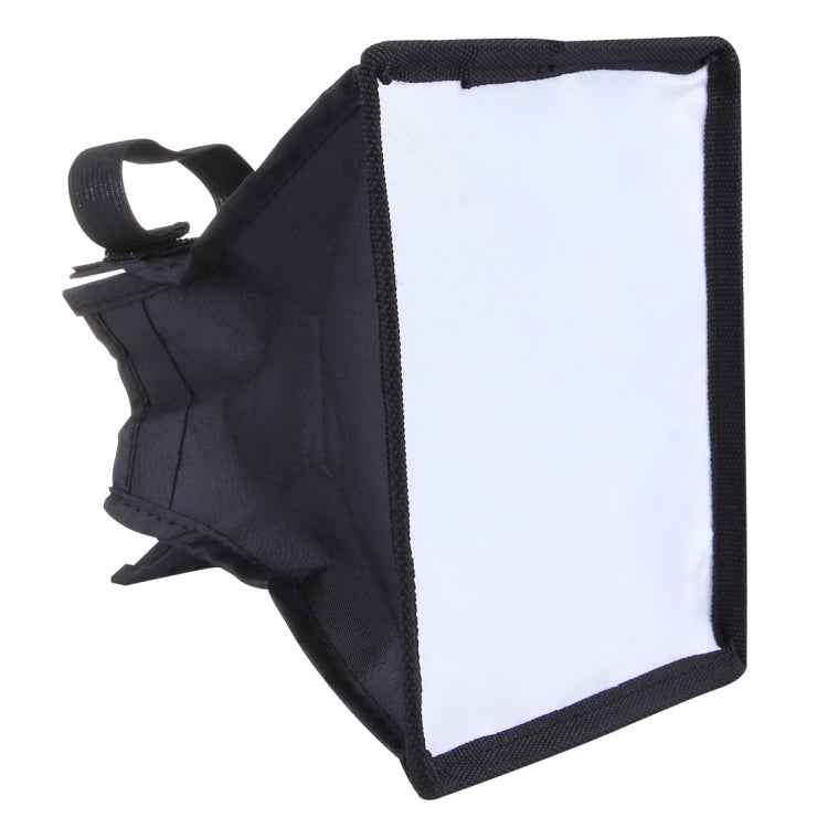 Portable Flash Folding Soft Box, Without Flash Light Holder, Size: 15 x 17 cm(Black + White)