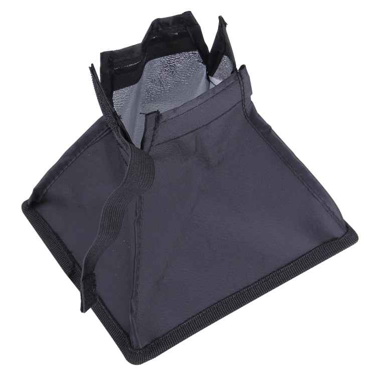 Portable Flash Folding Soft Box, Without Flash Light Holder, Size: 15 x 17 cm(Black + White)