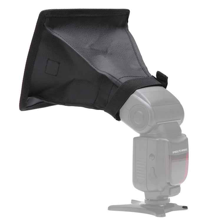 Portable Flash Folding Soft Box, Without Flash Light Holder, Size: 15 x 17 cm(Black + White)