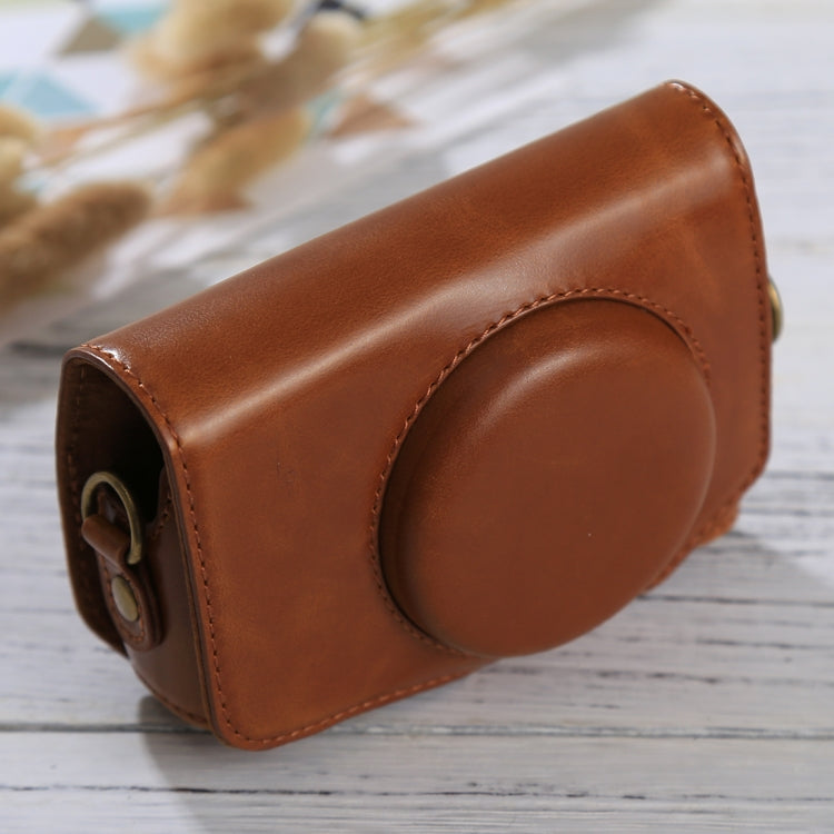 Full Body Camera PU Leather Case Bag with Strap for Canon PowerShot SX730 HS / SX720 HS, For SX730 HS