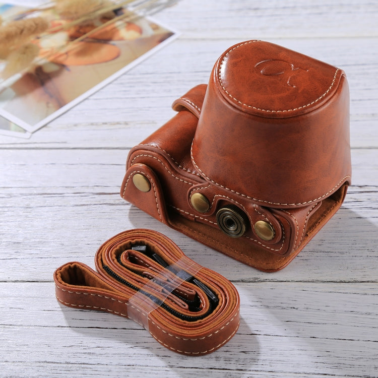 Full Body Camera PU Leather Case Bag with Strap for Sony A5100 / A5000 / NEX-3N (16-50mm / 40.5mm Lens), For Sony A5000, For A5100