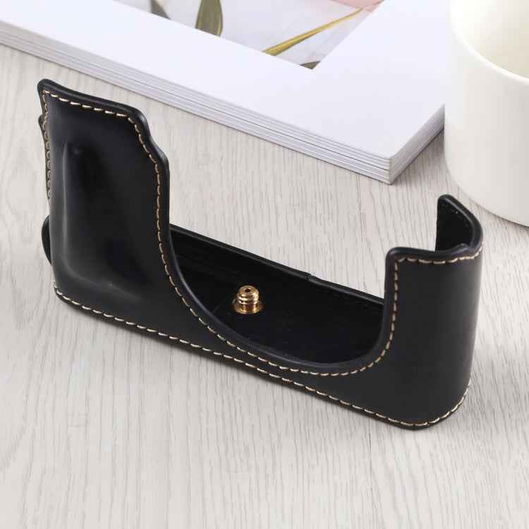 1/4 inch Thread PU Leather Camera Half Case Base for Leica DLUX TYP 109