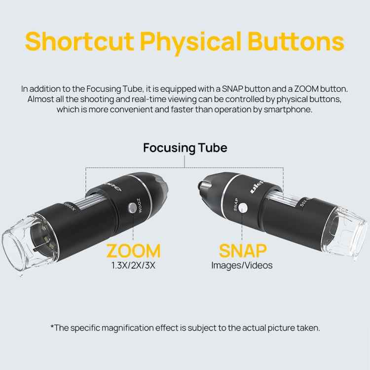 Ulefone uSmart C01 Wired Digital Microscope for Ulefone Armor 18 Series / 9 / 9E & Power Armor 16 Series / 13 / Armor Pad