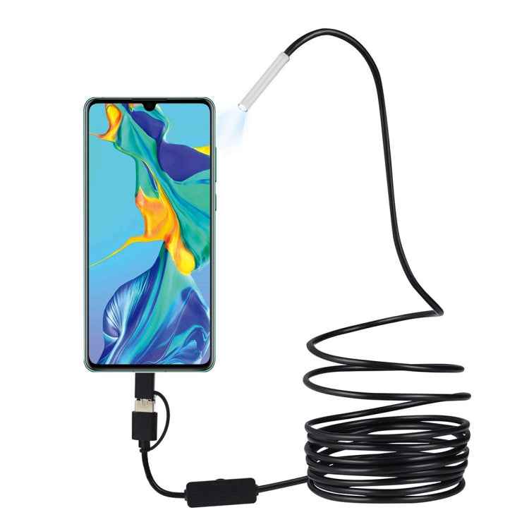 inskam107 3.9mm 3 In 1 HD Waterproof Industry Digital Endoscope Inspection Camera, Length: 3.5m Flexible Cable