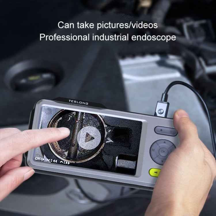 TESLONG NTS500B 5 inch 5mm Dual Lens HD Endoscope 200W Pixel Industrial Endoscope